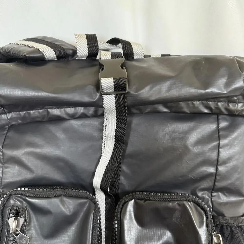 Justice black backpack